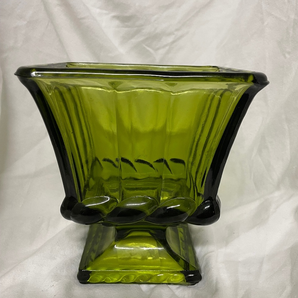 Vintage Indiana Glass Pedestal Dish